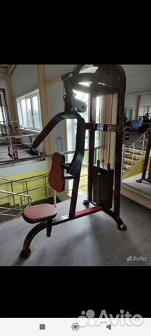 Силовой тренажёр жим от груди гребная тяга