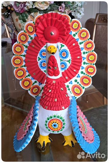 Дымковские игрушки (индюк и домик)