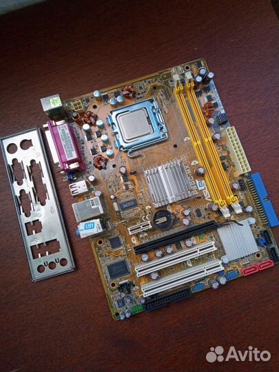 Материнская плата P5GC-MX/1333 + core2 duo E6750