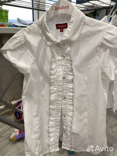 Белые блузки для школы