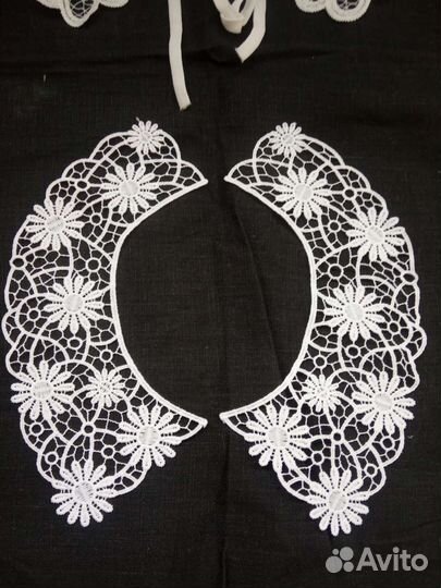 Съемный воротничок кружевной