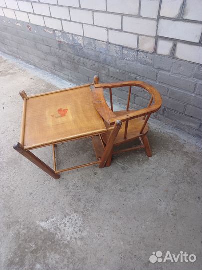 Детский стул-стол, раскладной