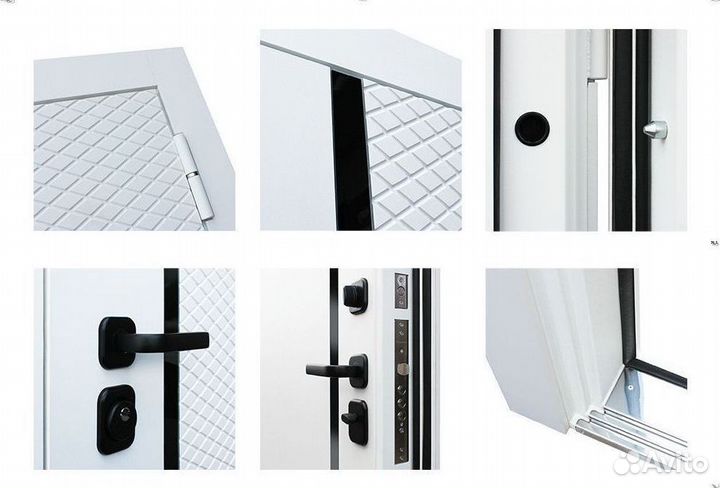 Дверь входная Белая решение для пик