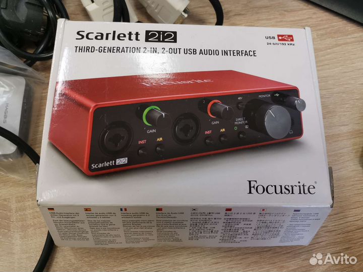 Новая внешняя звуковая карта Scarlett 2i2