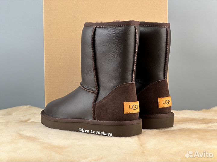 Угги женские Ugg Classic Short Metallic Choco