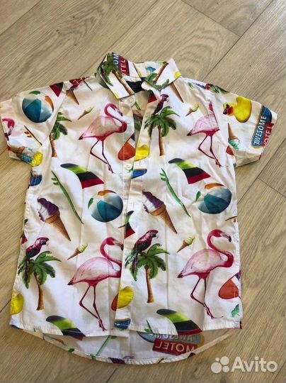 Рубашки Некст, хлопок, размер 3-4 года