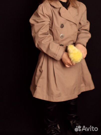 Плащ тренч для девочки