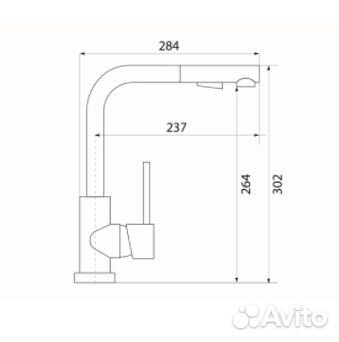 Смеситель для кухни Longran Impact LM2182 - 93