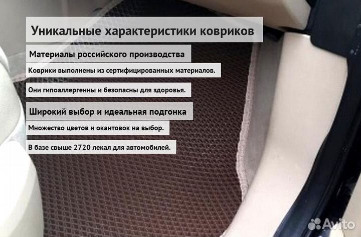 Коврик ева в автомобиль