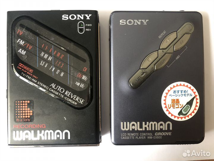Кассетный плеер sony WM-109, F203, EX555