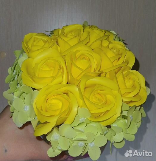 Букет мыльные розы