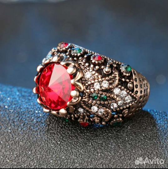 Винтажный перстень в восточном стиле