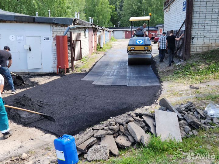 Асфальтирование и благоустройство территорий