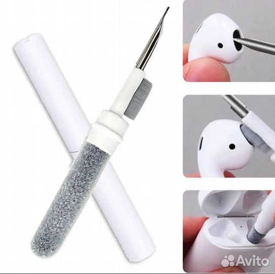 Новая ручка щетка для чистки наушников, телефона