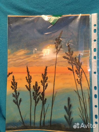 Картинки формат А4. Пастель