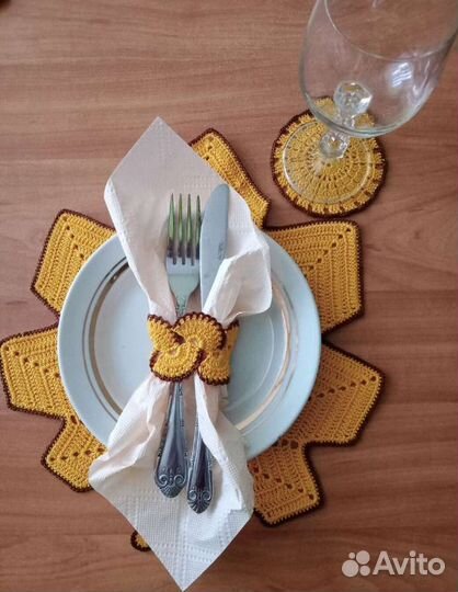 Набор для сервировки стола ручной работы