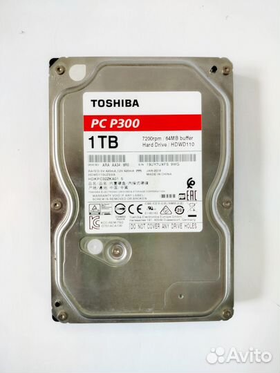 Жесткий диск Toshiba 1Tb 3.5
