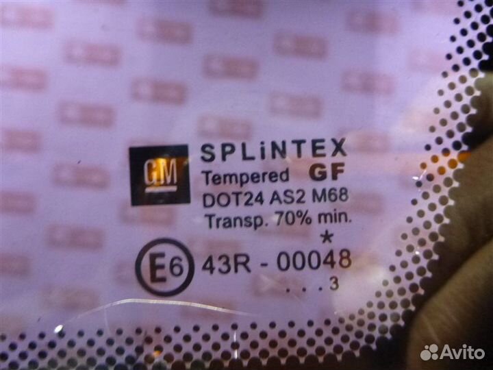 Стекло заднее правое Opel Corsa F68 Z12XE 2003