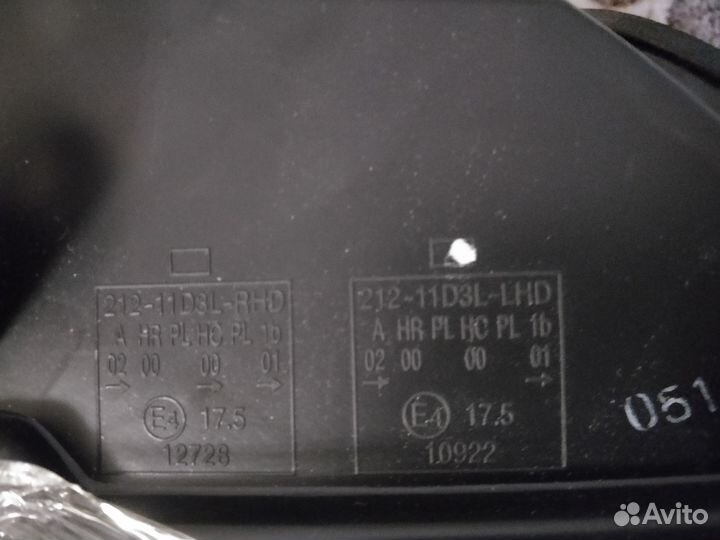 Фары перед Toyota Camry XV30