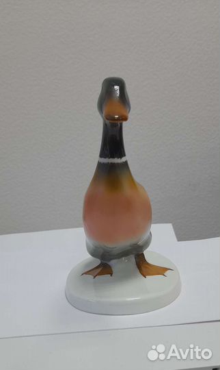 Фарфоровая фигурка утка/ селезень ГДР