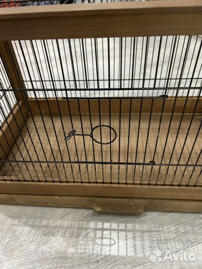 Клетка для птиц из дерева