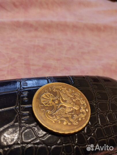 Медная монета копейка. 1755 год.Елизавета Петровна