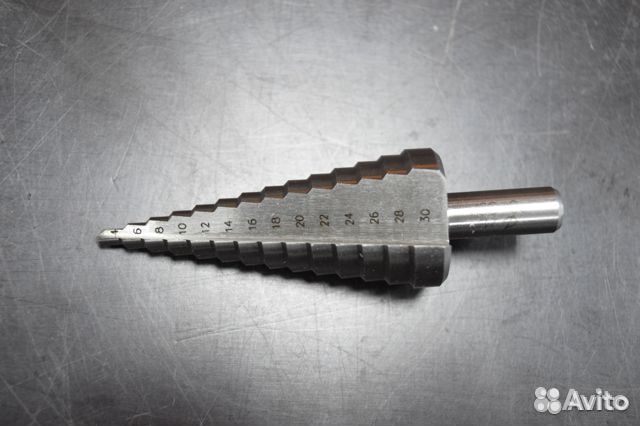 Сверло ступенчатое 14 ступ. D 4-30мм Дело Техники