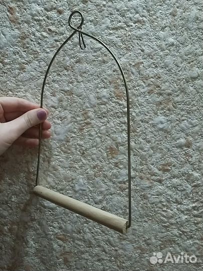 Игрушка-качели для попугая