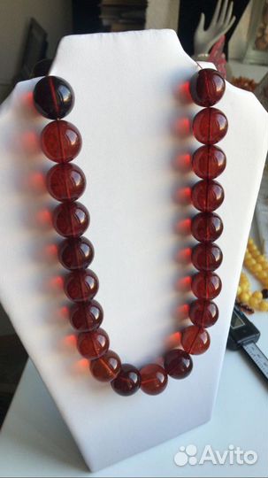 Бусы из натурального янтаря