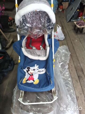 Коляска санки