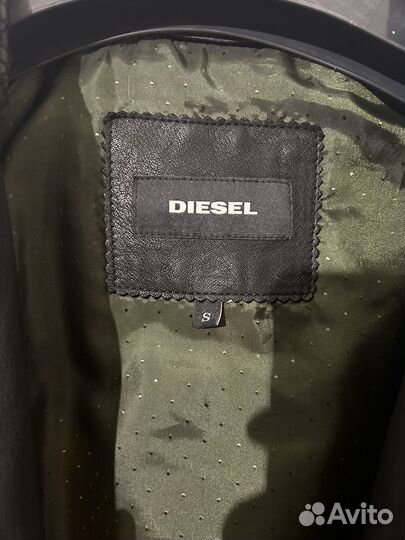 Кожаная куртка diesel мужская