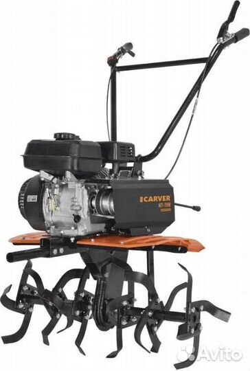 Мотоблок carver мт-70W, бензиновый, 5кВт, 7л.с. 01