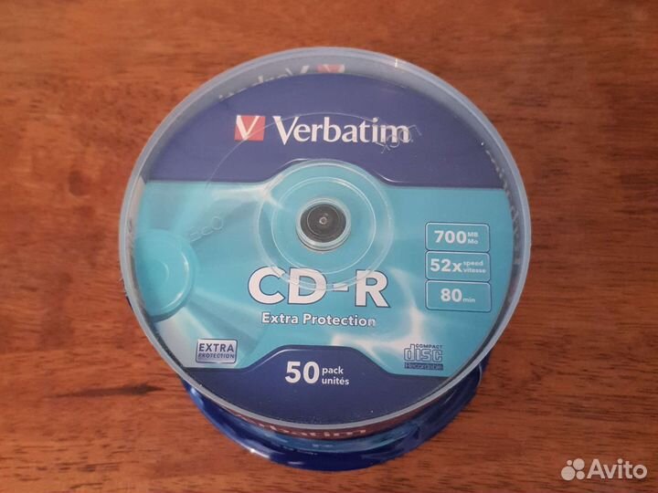 Диски CD-R Extra Protection новые в упаковке