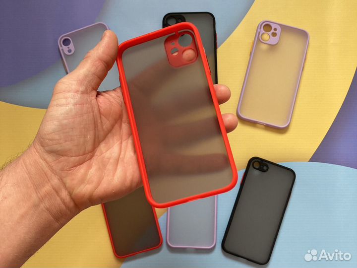 Чехол на iPhone 7 / XR / 11 цветной