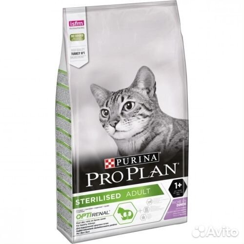 Purina Pro Plan Cat, для стерил, с индейкой 12 кг
