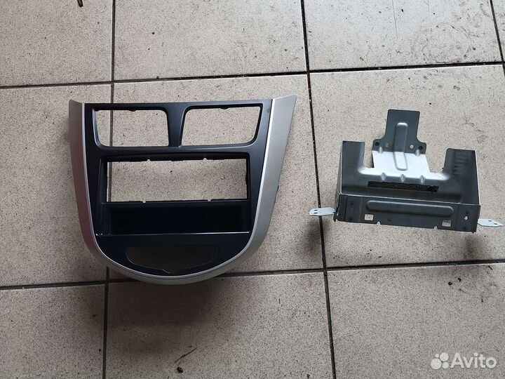 Рамка для магнитолы hyundai solaris