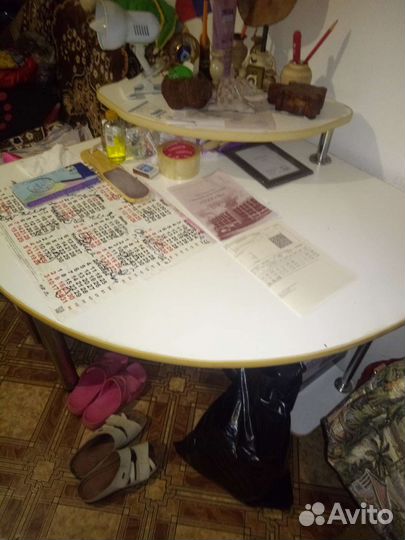 Компьютерный стол белый бу