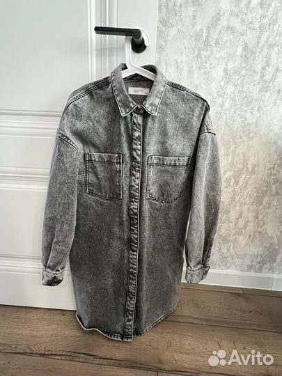 Платье рубашка джинсовая