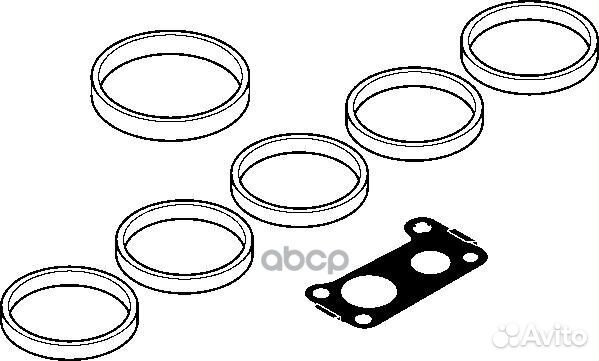 Комплект прокладок впускного коллектора 131810