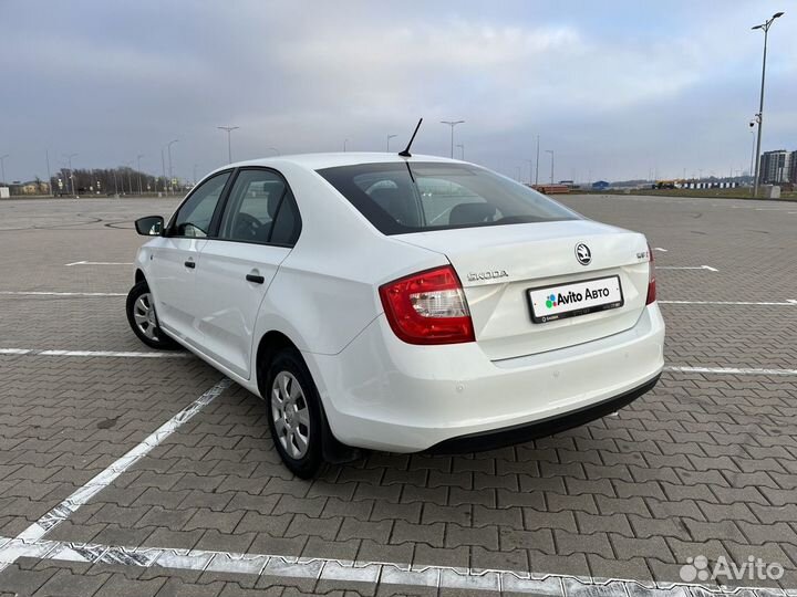 Skoda Rapid 1.6 МТ, 2015, 115 600 км