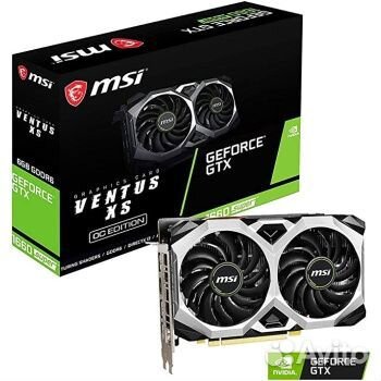 MSI GeForce GTX 1660 super ventus XS OC, 6Gb новая