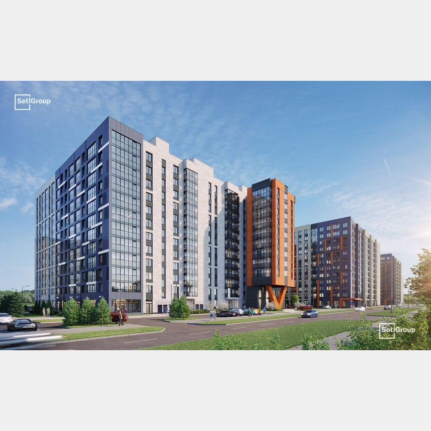 2-к. квартира, 59,1 м², 1/12 эт.