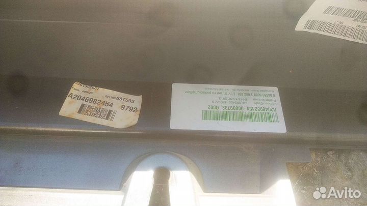 Накладки порога Mercedes Benz GLK