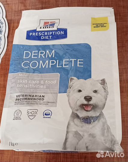 Корм для собак hills derm complete Mini