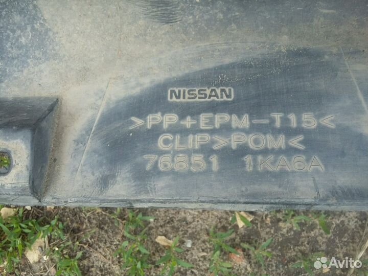 Накладка порога ниссан джук