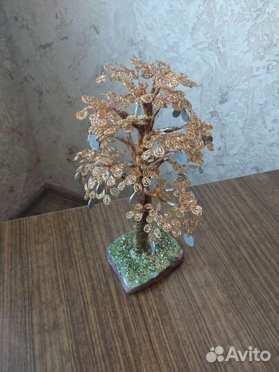 Деревья и цветы из бисера