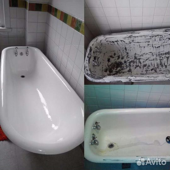 Реставрация ванн жидким акрилом, мрамором