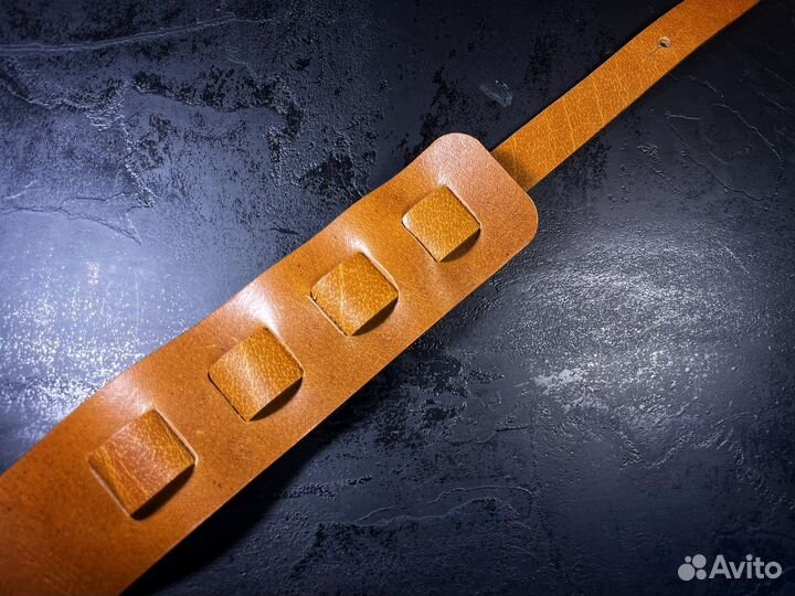 Ремень для гитары из кожи