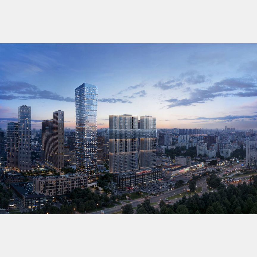 2-к. квартира, 62 м², 18/51 эт.