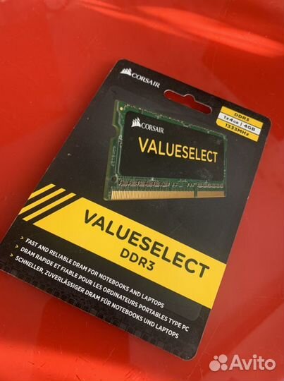 Модуль памяти Corsair cmso4gx3m1a1333c9 DDR3 - 4гб